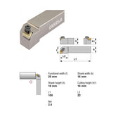 Canela Turning Tool Canela Top Clamp Turning Tool Holder CTFPR1616H11 16mm Shank
